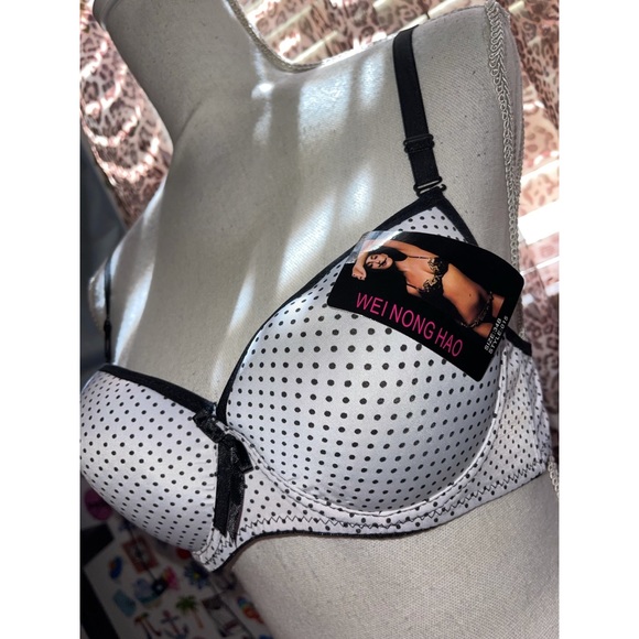 Women’s Black Polka Dot Bra 🖤 - Picture 5 of 13